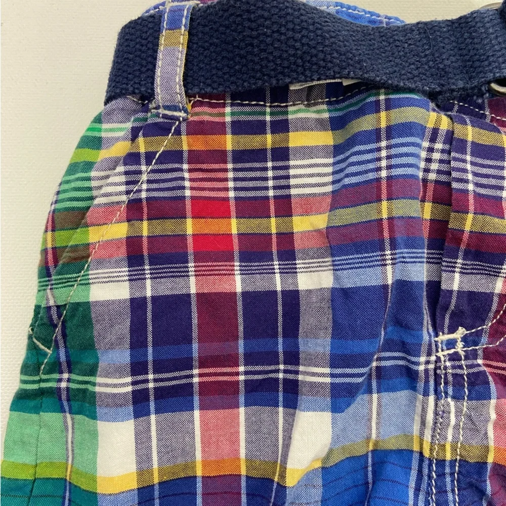 Ralph Lauren Shorts Plaid Belted Preppy